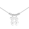 Mother's Necklace With Children Charms