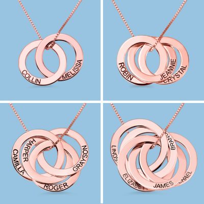 18K Rose Gold Plated Silver 925